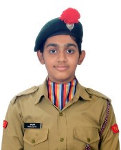KRISHA GUPTA OF BLUE BELLLS MODEL SCHOOL CLINCHES  THE  NCC BEST CADET AWARD 2020-21