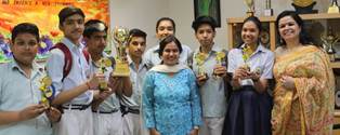 Blue Bells Model  School Lifts The Overall Winners Trophy  In Cyber Centurian – An Inter  School  Technology Competition