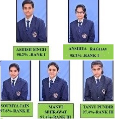 Blue Bells Model School celebrates the outstanding result of its students in AISSE-2018