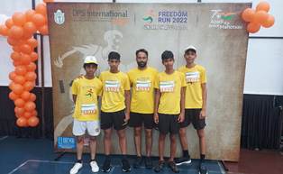 BBMS participates in FREEDOM RUN with Milind Soman