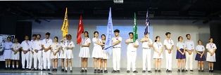 HONING LEADERSHIP SKILLS: INVESTITURE CEREMONY  AT BLUE BELLS MODEL  SCHOOL , SECTOR 4, GURUGRAM