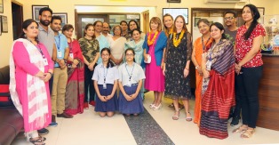  FURTHERING THE MISSION OF EDUCATION-FOREIGN DELEGATION VISITS BLUE BELLS
