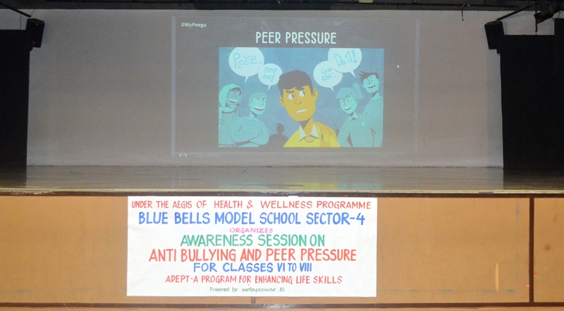 WORKSHOP ON ANTI BULLYING AND PEER PRESSURE