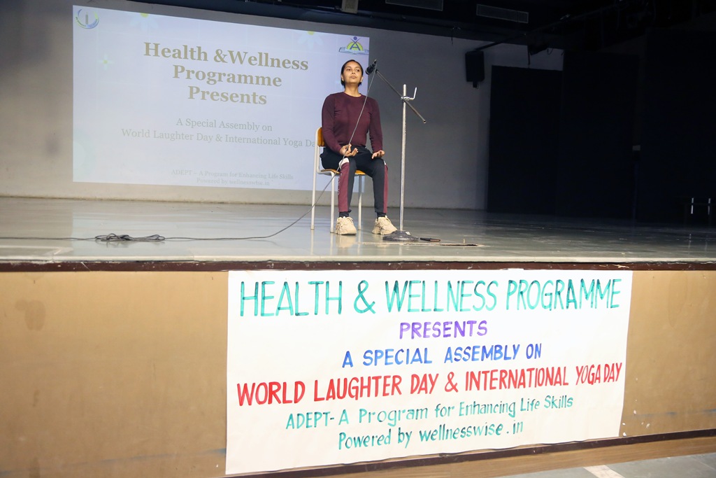 Chair Yoga & Laughter Yoga Session for Teachers