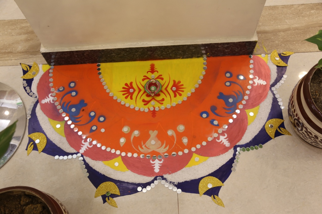 Inter House Rangoli Making Competition