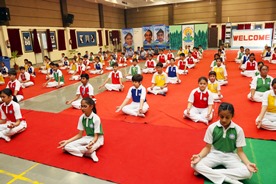 YOGA SESSION FOR MIDDLE WING